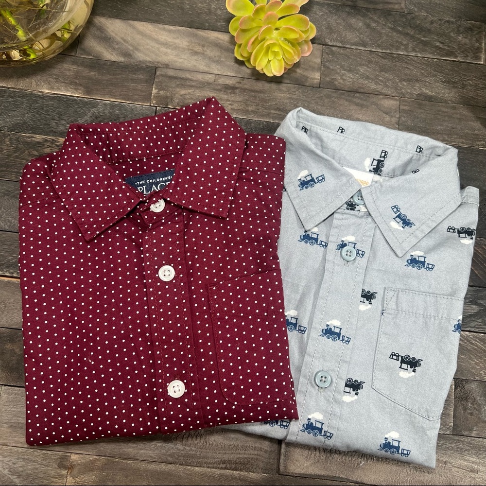 Set of two kids dress shirts size 3T Gymboree & the children’s place